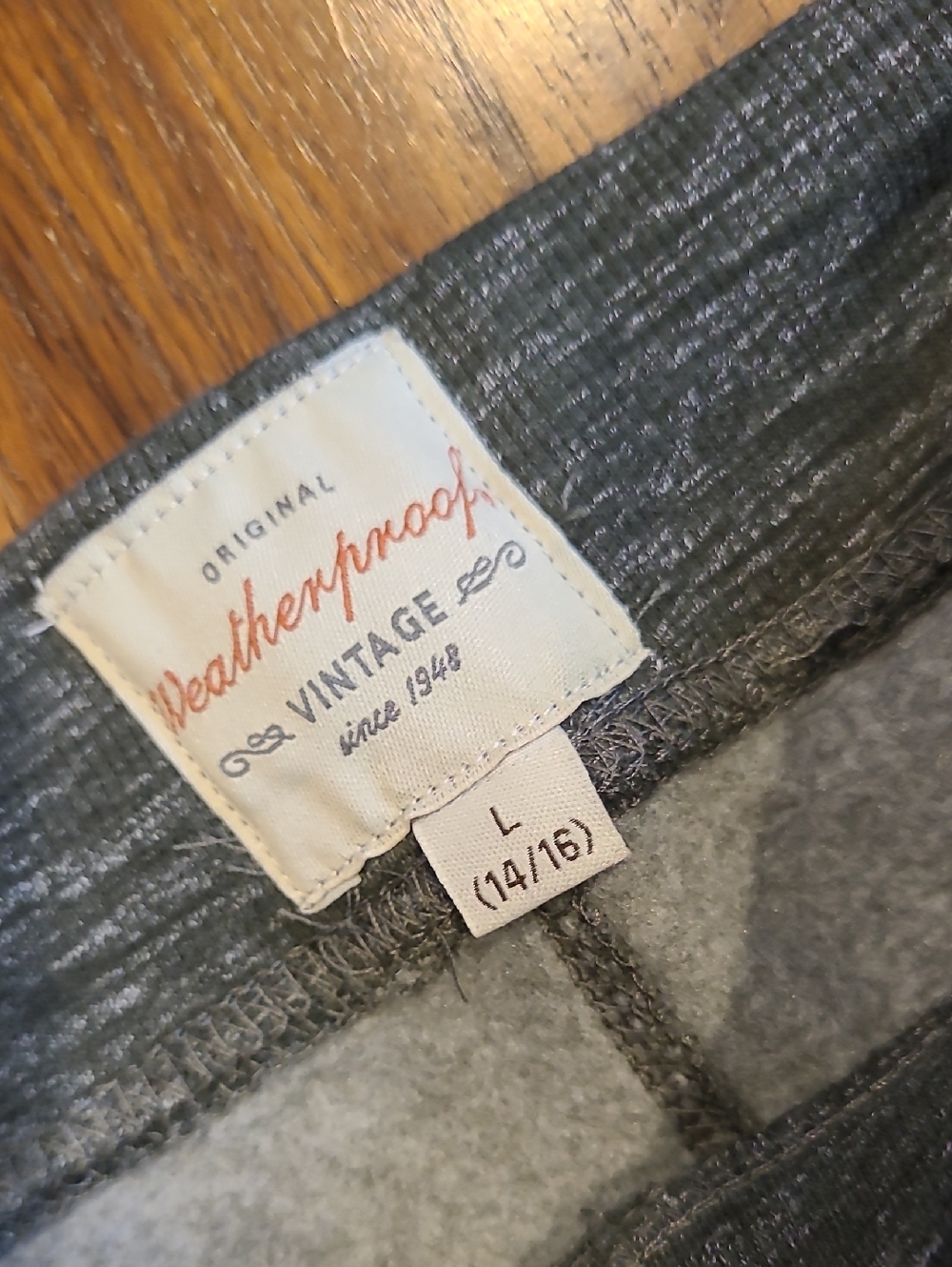 Weatherproof Vintage Youth Sherpa Lined Jogger Pant Size Large 14 - Picture 3 of 5